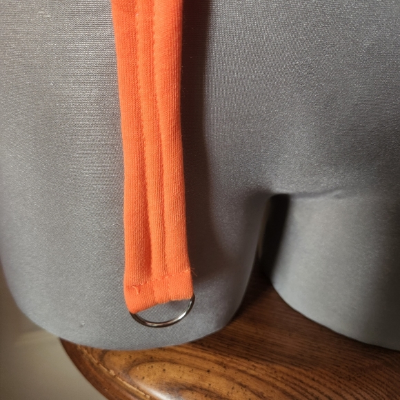 CORSET STYLE ☆ ORANGE ☆ CROPPED HOODIE ☆ NWT - Picture 4 of 13